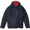 Rifle jeans and jackets Piumino Giubbotto Giubbino Uomo 100 Grammi con Cappuccio Sportivo M L XL XXL 3XL (XXL - Blu)