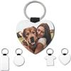 Generic Portachiavi con Foto | Portachiavi personalizzato a cuore | Keychain Rettangolare | Stampabile Tondo | Custom T-shirt