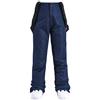 Generic Pantaloni da Sci Donna Salopette Imbottita Impermeabile Idrorepellente Ghette Neve Integrate Ginocchio Bretelle Staccabili Regolabili Tuta Invernale Montagna Softshell Sportivi Caldi (White, M)
