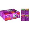Whiskas Adult 1 + cibo umido per gatti in salsa, 80 x 85 g Mega Pack - cibo umido di alta qualità per gatti adulti