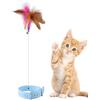 Facynde Giocattolo per gatti | Giocattolo retrattile con collare | Giocattolo multiuso facile da usare per animali domestici per regali di gatti in interni