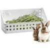 Generico Mangiatoia Fieno Conigli - Rastrelliera per Fieno | Portafieno Accessori per Gabbia per Conigli Criceti Furetti e Piccoli Animali