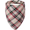ICEMOOD Bandana per Cani - Plaid Beige Classico, Chiusura a Pressione Regolabile, Sciarpa Morbida Lavabile per Cuccioli, Adatta a Cani Piccoli e Medi da 3 a 14 kg, Beige