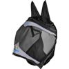 Shires FlyGuard Pro Maschera anti-mosche a rete fine con para orecchie - Nero Intenso