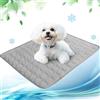 NIBESSER Tappetino Refrigerante per Cani Piccoli Tappetino Rinfrescante per Gatti Impermeabile Antiscivolo Tappeto Refrigerante Cane per Cuccia Casa Viaggio Macchina，S-50x40cm，Grigio