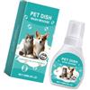 XITEA Schiuma detergente per ciotole per animali domestici, 150 ml, formulata delicatamente, protegge contro l'accumulo di olio e mento nero