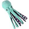 Daleweo Giocattolo Per Cani A Forma Di Polpo, Giocattolo Di Peluche Che Squittisce, Giocattolo Interattivo Resistente Da Masticare, Adatto A Cuccioli, Cani Di Piccola E Media Taglia (Blu)