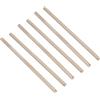 AB Tools 6 posatoi in legno per uccelli, canarini, parrocchetti, calopsitte, pappagalli, accessori per gabbia per uccelli, 40,6 cm