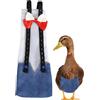 Genérico Pannolini d'anatra per anatre domestiche,Pannolini d'anatra | Pannolino d'anatra impermeabile | Pannolini lavabili per pollo per animali domestici, Vestiti regolabili per pannolini con papillon per