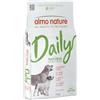 Almo Nature Daily - Crocchette per Cani Adulti - Gusto Manzo e Riso - Cibo Secco Completo e Bilanciato - Sacco da 12 kg