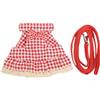 Generic Pettorina per furetto | Set di vestiti per piccoli animali | Morbido abbigliamento per piccoli animali con corda per allenamento all'aperto campeggio cortile passeggiate