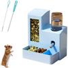 Générique Dispenser acqua 3 in 1 per maiale india, bottiglia, acqua con supporto, 80/125 ml, erogatore, acqua per piccoli animali, bottiglia, acqua anti-perdite con ciotola, alimenta