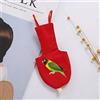 KUSO Pappagallo Pannolini Riutilizzabili Lavabili, Vestito Kimono Vestiti per Uccelli Budgie Parrocchetto Cockatiel Conure Cacatua Ara Africana (XL, Rosso)