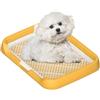 Generico Vassoio WC Per Cani - Toilette Portatile Per Cuccioli E Gatti | Tappetino Piattos Per Pipì Con Griglie In Rete