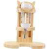 Norhogo Dispenser d'acqua regolabile in legno, per criceti nani, criceti dorati, topi colorati, anelli di prateria (80 ml)