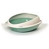 Mediawave Store 10533 Lettiera Scoperta per Gatti Shuttle con Bordi rialzati Salva Sporco 57cm. Media Wave Store ® (Verde)