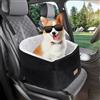 Nobleza - Seggiolino Auto per Cani Fino a 13kg, Cuccia Cane Auto con Cuscino Rialzato Staccabile, Grande Tasca Portaoggetti e Base Antiscivolo, 50x50x40cm