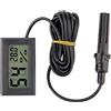 Gemini_mall Gemini _ Mall® mini digitale LCD termometro sonda per rettile nero