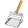 Generisch Pala per lettiera per gatti | Con manico ergonomico per lettiera per gatti, in acciaio inox antiaderente robusto colino per gattini e piccoli animali domestici