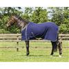 QHP - Coperta in Pile per Cavallo, con Cinghie Incrociate