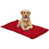 EVERGREENWEB MATERASSI & BEDS Evergreenweb - Materasso per Cane 45x65 alto 8cm LAVABILE in Lavatrice LETTO MULTIUSO per Animali Domestici Cuscino Ortopedico in Waterfoam Cuccia Tappeto Imbottitura Morbida effetto Piuma color Rosso