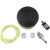UYTGFO Adatto for motosega Stihl MS261 MS271 MS291 MS311 MS381, numero di ricambio 1141 120 1600, kit dado barra tubo carburante filtro aria
