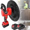 Generic Cazzuola elettrica senza fili, levigatrice e lucidatrice a parete, 300 giri/min, 6 velocità variabili, miscelatore per malta con asta di agitazione, 2 batterie