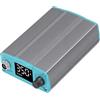Annadue Stazione di Saldatura Digitale da 120 W, Kit Saldatore PID 100-480 °C con Display LCD, Cavo di Messa a Terra Antistatico, per Riparazione Elettronica Fai da Te (Spina europea)
