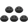 UYTGFO Adatto for tagliasiepi decespugliatori 5/6 pezzi passacavo in gomma 2 fori passacavo guarnizione serbatoio carburante passacavo in gomma serbatoio carburante(5pcs)
