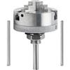 Generisch Set di controllo girevole Chuck in lega di zinco, 4,8 x 2,1 cm, 220 g, tornio Jaw Chuck | Chuick autocentrante | Mini chucks di precisione per la lavorazione dei metalli, la lavorazione del legno