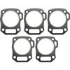 UYTGFO Adatto for H0nda GX160 GX200 5.5HP 6.5HP Clone 168F 170F Motore a gas Generatore Pompa acqua Parti 5 pezzi Guarnizione testata cilindro