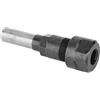 Aolidsive Pinza per Punte per Fresa con Codolo 1/4, Asta di Prolunga per Fresa in Carburo Cementato per Macchina per Incidere Trimmer Gambo 8 Mm 1/2 (Asta di prolunga a /2 manico)