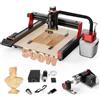 Twotrees TTC450 Pro 500W Motore CNC Router, 4 Assi, Gamma di lavoro CNC 460 x 460 x 80 mm per incisione, taglio MDF, acrilico, legno massello, nylon, PCB con moduli a 4 assi