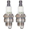 UYTGFO Adatto for candela BPMR6A Denso W20MPR-U10 Champion 848 2/4/6/8 pezzi Torch L6RTC Candela di accensione standard for piccoli motori di ricambio(2 pieces with box)