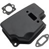 UYTGFO Adatto for Stihl FS120 FS200 FS250 FS200R FS250R Trimmer 4134-140-0652 Silenziatore di scarico con guarnizione