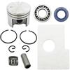 UHESWQ Misura for Stihl MS180 MS 180 018 Motosega Pezzi di Ricambio 38mm Motore Pistone Albero Motore Paraolio Cuscinetto Kit Filtro Aria