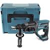 Makita DHR 202 ZJ - Martello combinato batteria 18 V 2,0 J SDS Plus + Makpac, senza batteria, senza caricatore
