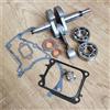 UYTGFO Adatto for parti di ricambio for motosega Stihl MS661 MS661C Albero motore MS661 con cuscinetti a sfera, guarnizioni perni e paraolio.