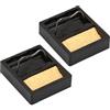 HERCHR Supporto per saldatore 2 pezzi Supporto per supporto per saldatore elettrico con spugna per pulizia Resistente alle alte temperature 600 ℃ per gruppo saldatura torcia di saldatura