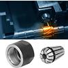 Brrnoo Collet ER11, ER11 Spring Collet Set di Dadi di Serraggio Pagni Tornio COLLETS ER11 Chuck per la Macchina per Incisione di Fresatura CNC (BRRNOOts2e06ipqm-13)