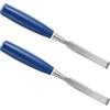 ViaGasaFamido Calcano di Lavorazione del Legno Durevole a Scalpello per Intaglio, Kit 2 Pezzi per Falegnami e Principianti (5/8)