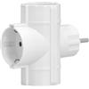 WOLFPACK Adattatore Triple Schuko 16A 250V