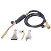 Flame King Torcia a gas propano 6.000 BTU Kit con 3 bruciatori per fusione, brasatura di metalli preziosi oro e argento, saldatura, saldatura e riparazione