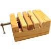 BESTonZON Morsa per Intaglio della Pietra e del Legno in Legno di Pino Morsetto da Banco Professionale Portatile per Fissaggio Sigilli Strumento Artigianale per Studenti e Appassionati di