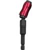 dvnFWKc Estensione universale per trapani, Punte ad anello magnetico esagonale da 1/4 Bit Asta di prolunga Cambio Supporto Guida guida Punta a vite 3 pezzi(Red Black)