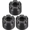 uxcell 3 dadi di bloccaggio ER16M (M19) per fresatura CNC mandrino supporto tornio