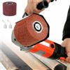RSPPPJQ Levigatrice e lucidatrice elettrica a tamburo da 1400 W for legno, metallo, acciaio inossidabile, 8 velocità, strumento di lucidatura for il rinnovamento delle superfici