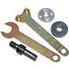 Yinxi 1 set di parti di utensili 87 mm lungo mandrino adattatore porta disco con diametro interno 10 mm kit di chiavi utensili elettrici per smerigliatrice angolare (Color : 10x10mm)