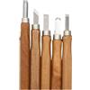 ACTINPANT Set di strumenti for intaglio del legno da 5/12 pezzi Coltello artistico fatto a mano fai-da-te con manico in for l'artigianato(5pcs)