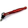 Titan 11321 1/4 Drive 90-Denti Testa Girevole Micro Bit Driver-Rosso